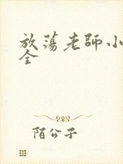 放荡老师小说大全