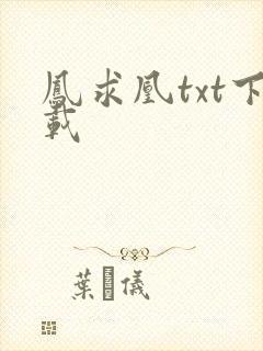 凤求凰txt下载