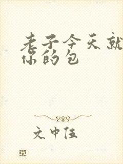 老子今天就要开你的包