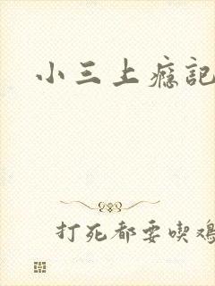 小三上瘾记