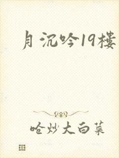 月沉吟19楼