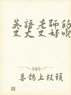 英语老师的兔子又大又好吃