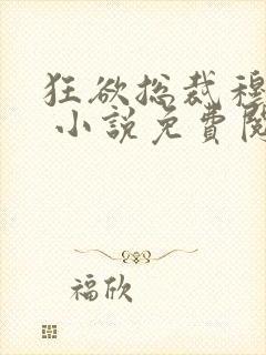 狂欲总裁穆非雪 小说免费阅读