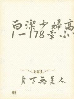 白洁少妇高义第1一178章小说