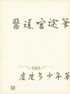 医道官途笔趣阁