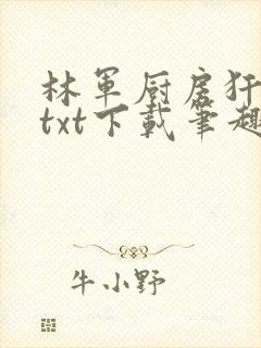 林军厨房犴妈妈txt下载笔趣阁