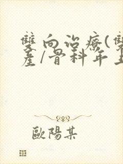 双向治疗(双/产/骨科年上)