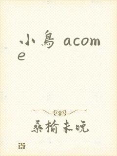 小鸟 acome