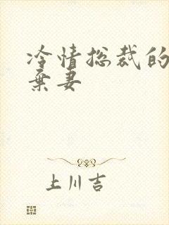 冷情总裁的新婚弃妻