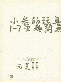 小米的玩具日记1-7笔趣阁无广告