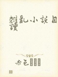 杂乱小说目录阅读