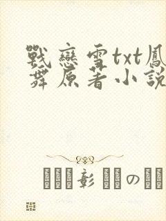 战恋雪txt凤舞原著小说