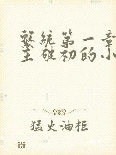 系统第一章给宿主破初的小说