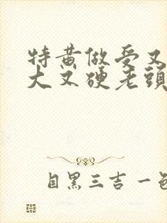特黄做受又粗又大又硬老头