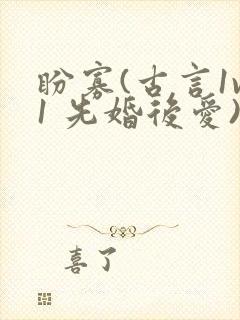 盼寡(古言1v1 先婚后爱)荔枝好多