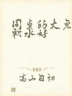 同桌的大兔子好软水好