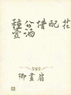 种公借配花间一壶酒