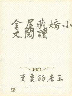 金屋藏娇小说全文阅读