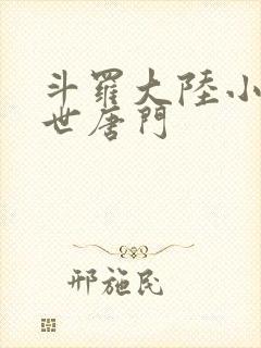 斗罗大陆小说绝世唐门