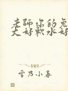 老师你的兔子好大好软水好多