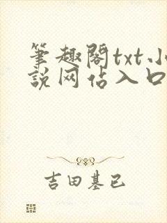 笔趣阁txt小说网站入口