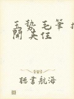 玉势 毛笔 撑开 夹住