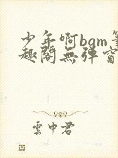 少年啊bgm笔趣阁无弹窗免费