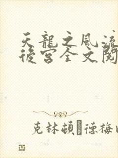 天龙之风流猎艳后宫全文阅读