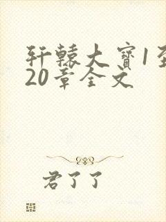 轩辕大宝1至720章全文