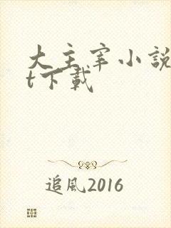 大主宰小说txt下载