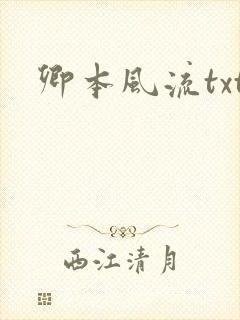 卿本风流txt