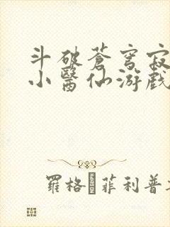 斗破苍穹寂寞的小医仙游戏世界