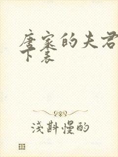 唐家的夫君们帘下衾