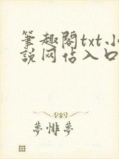 笔趣阁txt小说网站入口