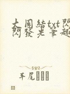 大团结txt闪闪发光笔趣阁