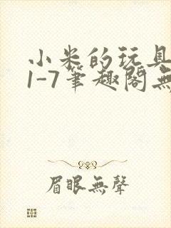 小米的玩具日记1-7笔趣阁无广告