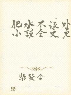 肥水不流外人田小说全文免费阅读全本免