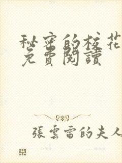 秘密的校花小说免费阅读