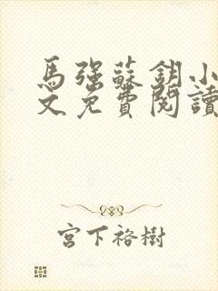 马强苏钥小说全文免费阅读最新章节