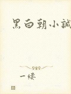 黑白朝小诚