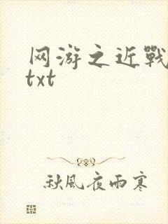 网游之近战法师txt
