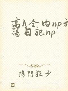 高h全肉np放荡日记np