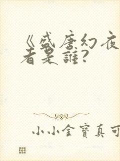 《盛唐幻夜》作者是谁?