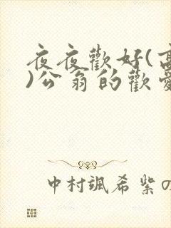 夜夜欢好(高h)公翁的欢爱