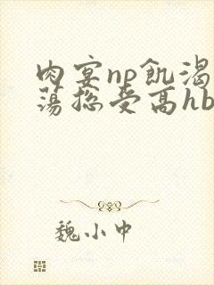 肉宴np饥渴放荡总受高hbl