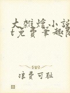 大杂烩小说txt免费笔趣阁