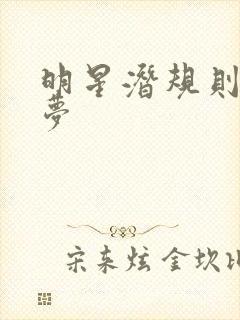 明星潜规则之皇梦