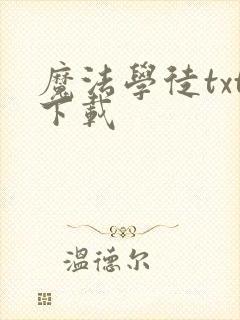 魔法学徒txt下载