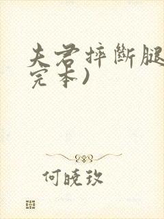 夫君摔断腿后(完本)