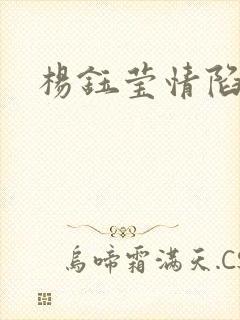 杨钰莹情陷红楼